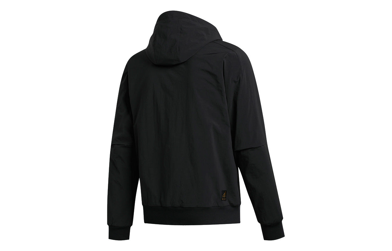Men's adidas CNY TT Casual Sports Jacket Black FU6225