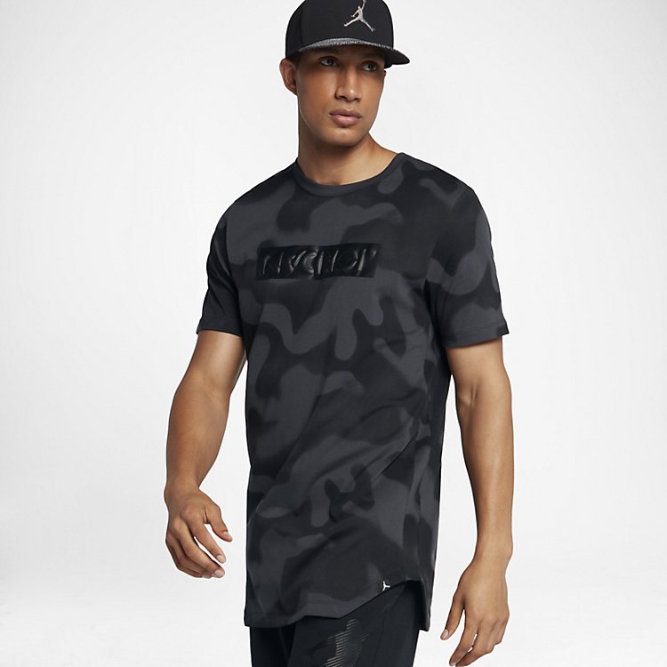 Air Jordan Camo T-Shirt 'Black' 864925-060