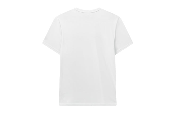 FILA Printing LOGO Embroidered Short Sleeve White F61M028105F-WT