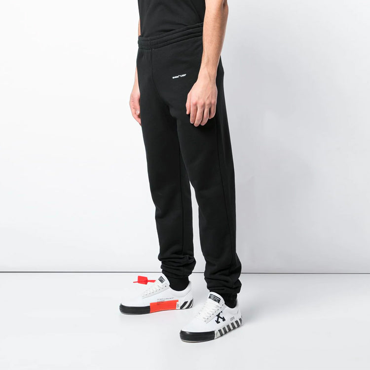 Off-White MENS Virgil Abloh Logo Sweatpants Black OMCH014S19D250221001