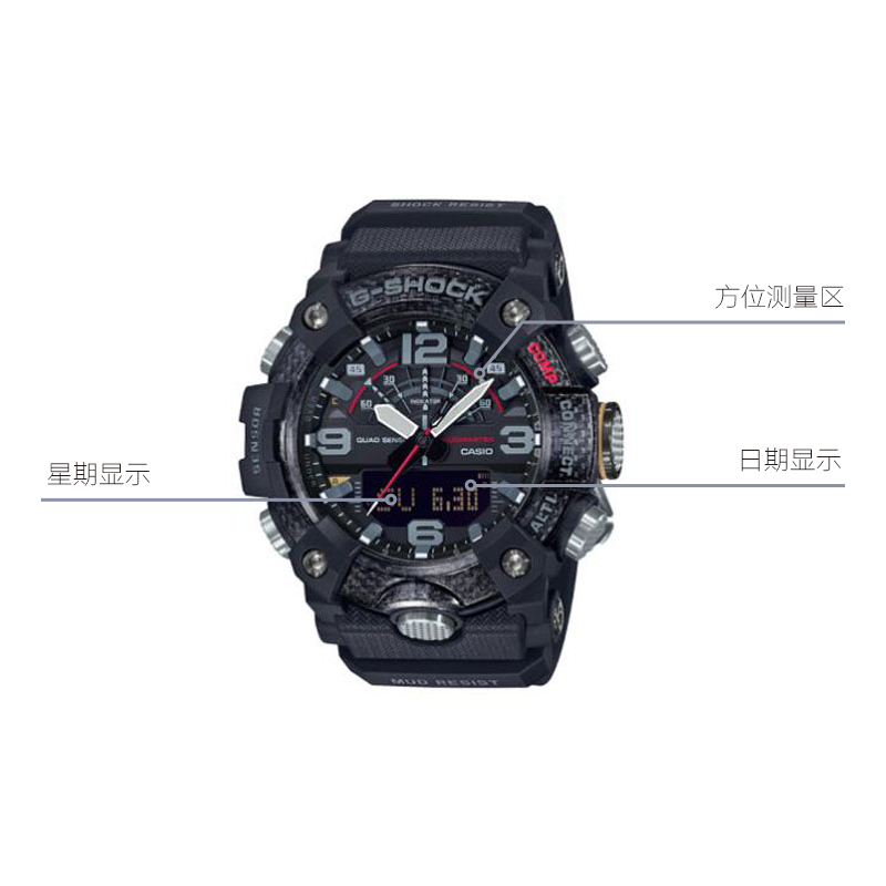 CASIO G-Shock Mudmaster 'Black' GG-B100-1APR