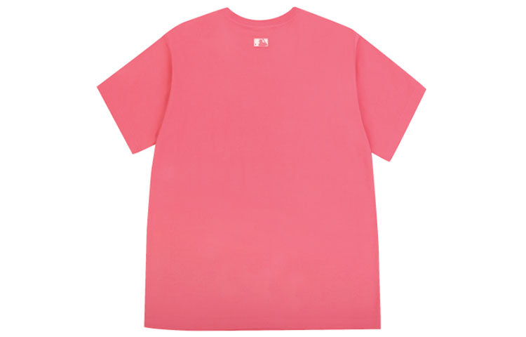 MLB Dad Shoes Series Short Sleeve Unisex Pink Red 31TS08031-50P