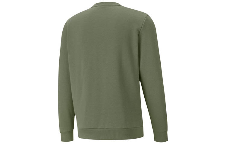 PUMA Casual Sports Round Neck Pullover Knit Dark Green 585188-64
