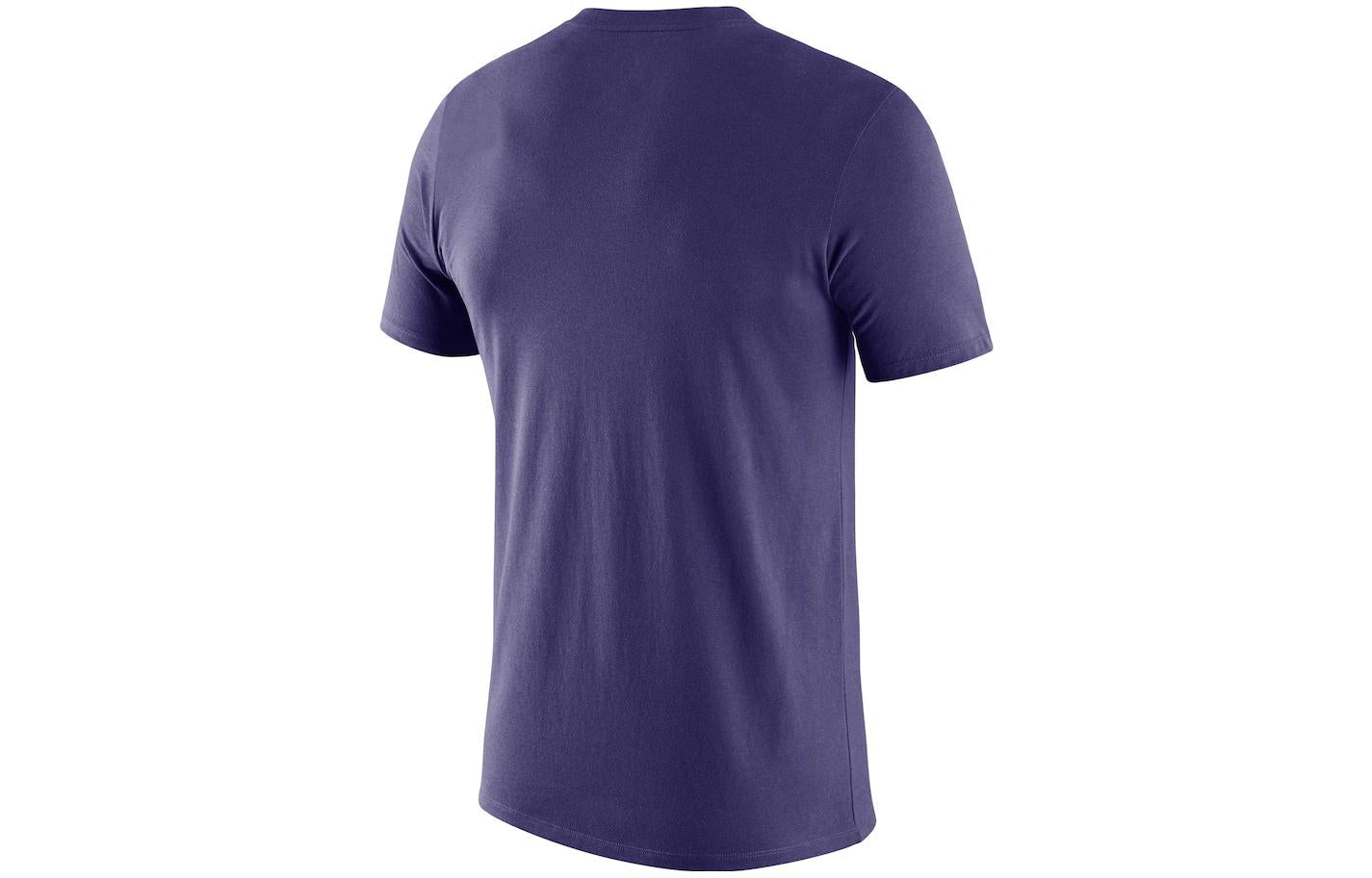 Nike NBA Phoenix Suns Pattern Printing Round Neck Basketball Short Sleeve Purple DA6043-566