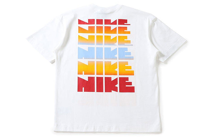 Nike Rainbow Alphabet Short Sleeve White BV7634-100