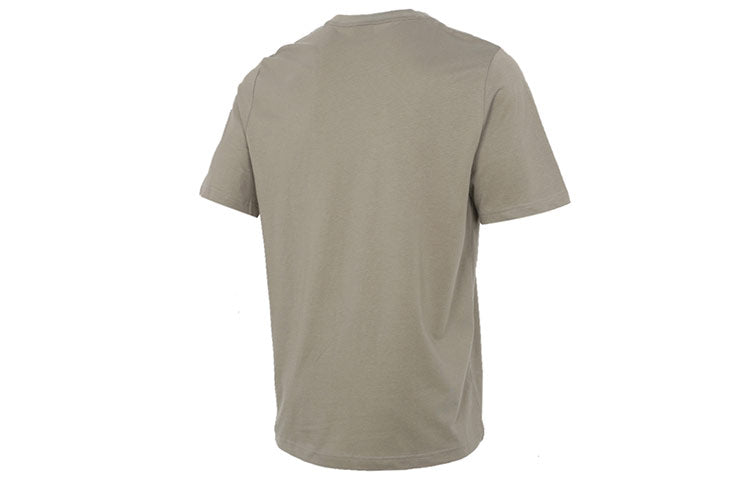 PUMA Classics Pocket Sports Loose Round Neck Short Sleeve Gray Green 532636-73