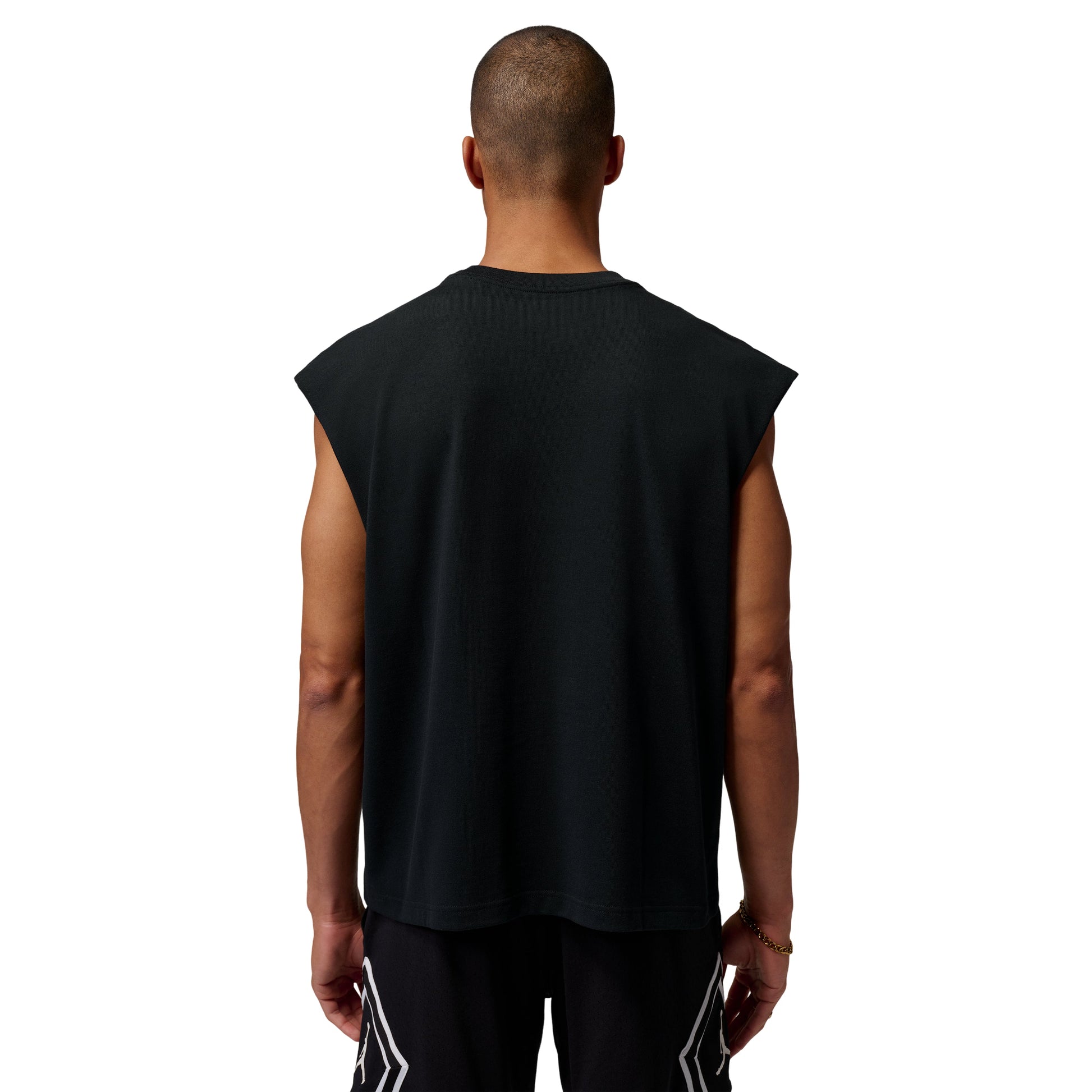 Air Jordan Brooklyn Sleeveless T-Shirt 'Black Metallic Silver' IR1883-010