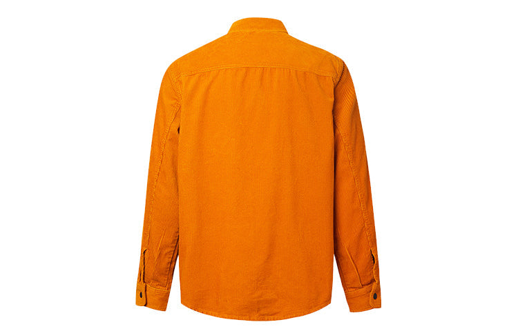 Men's Converse Sports Cargo corduroy Shirt Jacket Orange 10019954-805