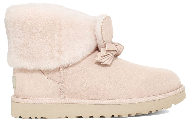 (WMNS) UGG Classic Mini II Cny Snow Boots Pink 1109735-CMR