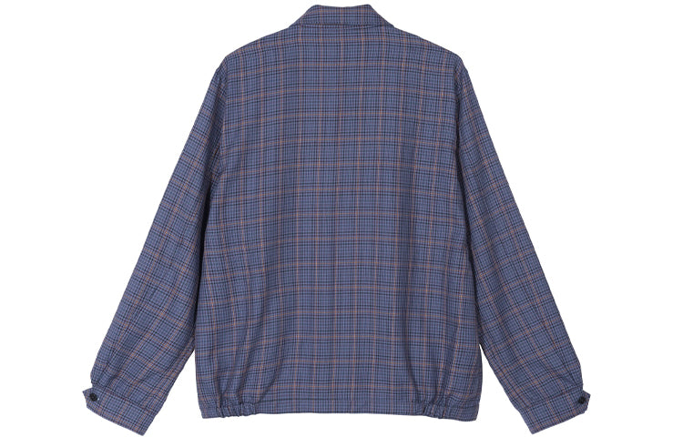 Men's Stussy Mini Plaid Jacket Purple 115518
