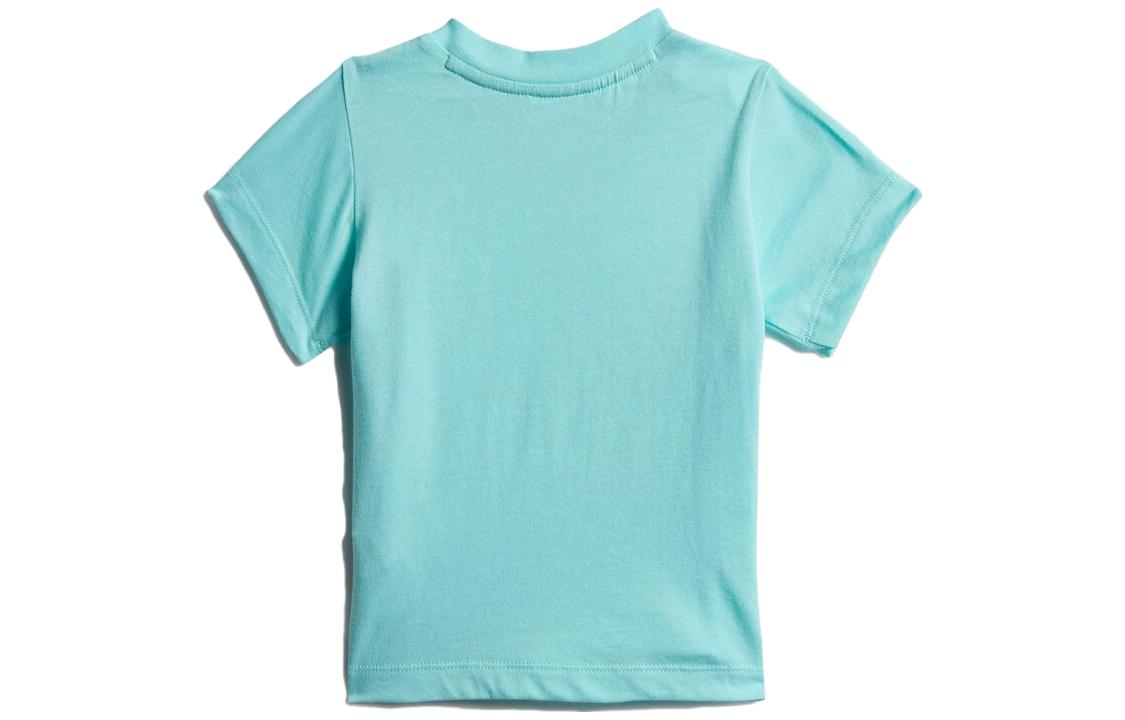 (TD) adidas Trefoil Tee 'Clear Aqua White' FM5592