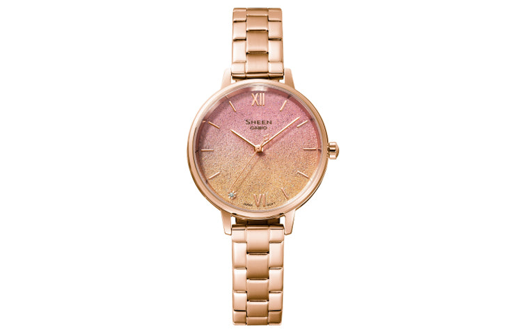 (WMNS) CASIO Analog 'Gradient Rose Gold'  SHE-4548PG-4A