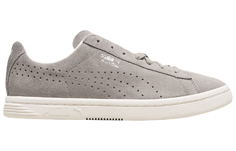 PUMA Court Star Suede Interest Grey/White Low Casual Board Shoes 366610-03