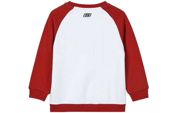 (GS) Skechers Adventure Graphic Crew Sweater 'White Red' L423B102-034X