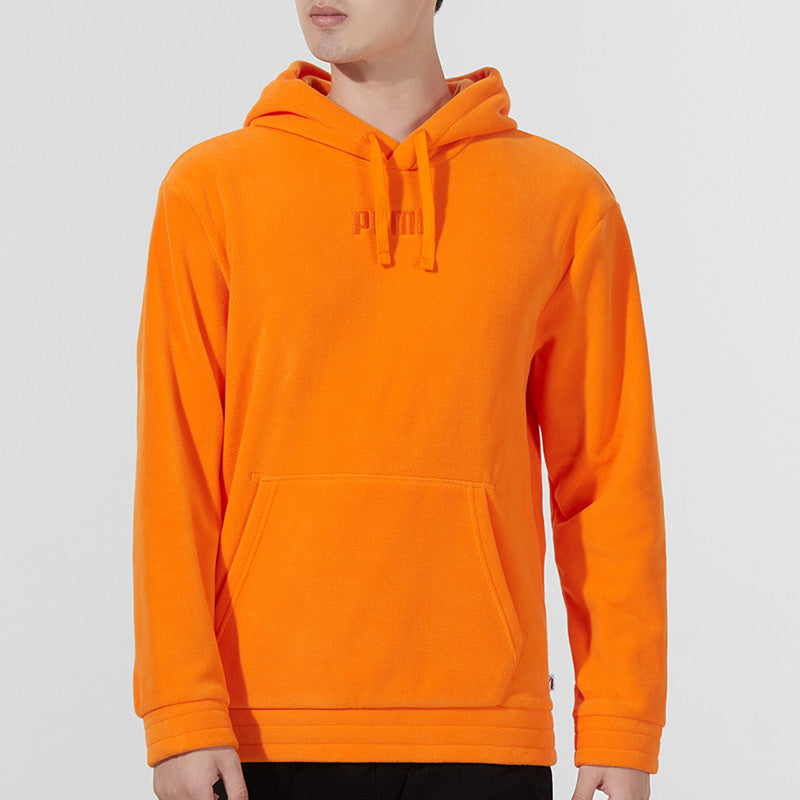PUMA Solid Color Logo Sports Pullover Orange 846425-29