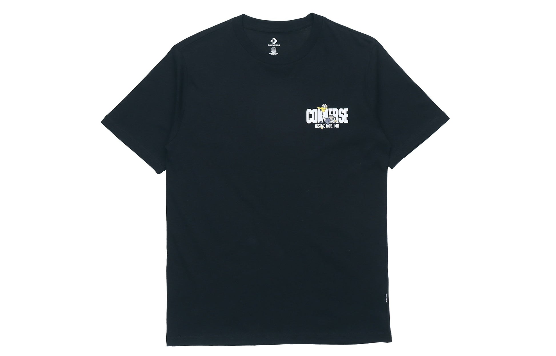 Converse Keep Moving Short Sleeve T-Shirt Asia Sizing 'Black' 10021124-A01