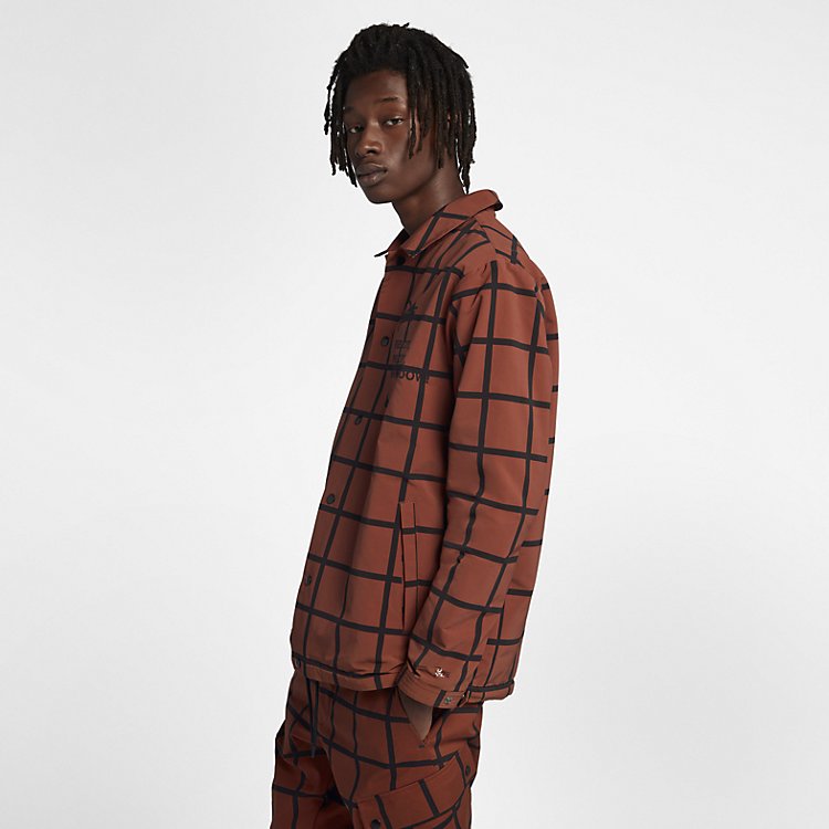 Nike x Patta Coach Jacket 'Mars Stone Black' AH6488-689