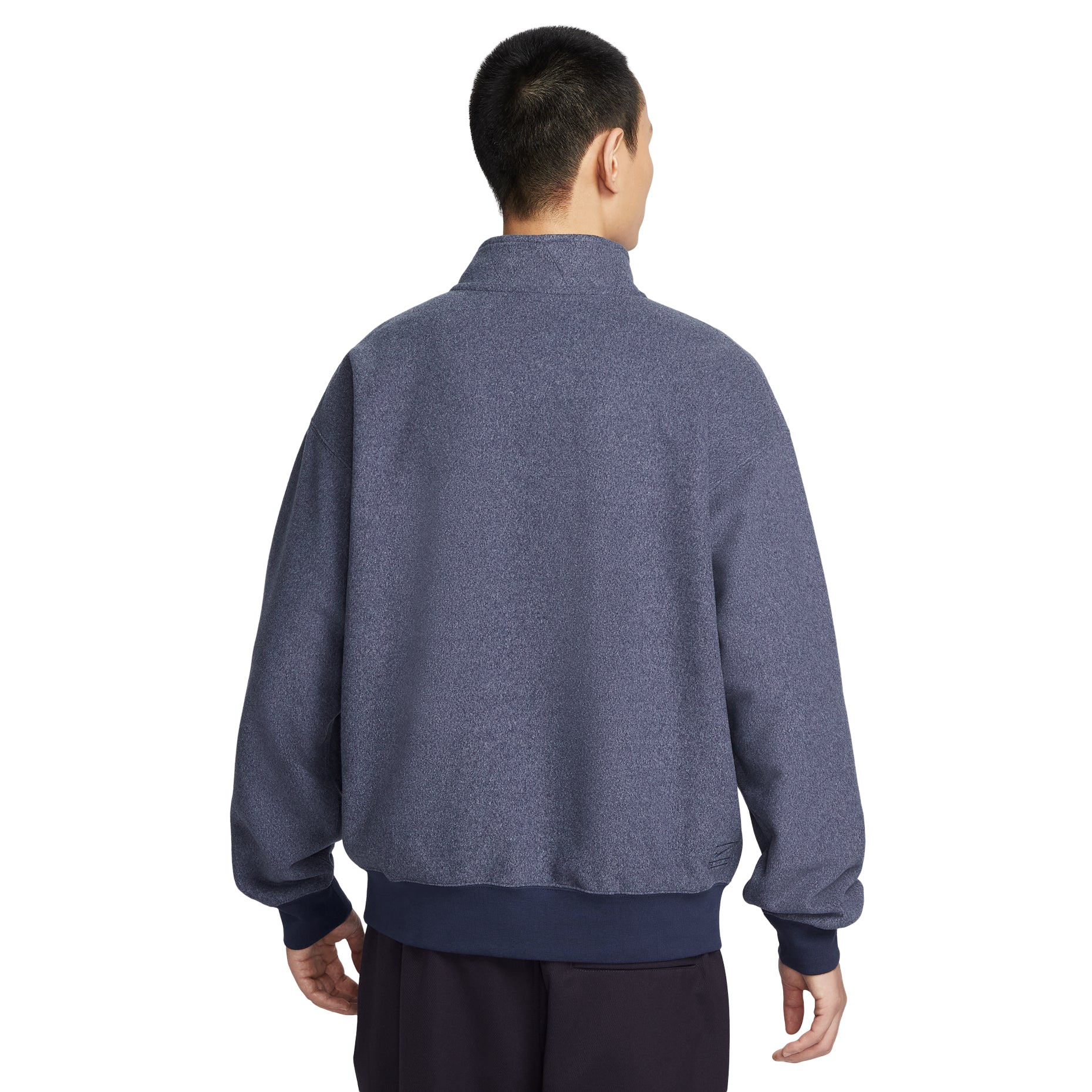 Nike Solo Swoosh Fleece 1/4-Zip Top 'Midnight Navy' IQ3975-410