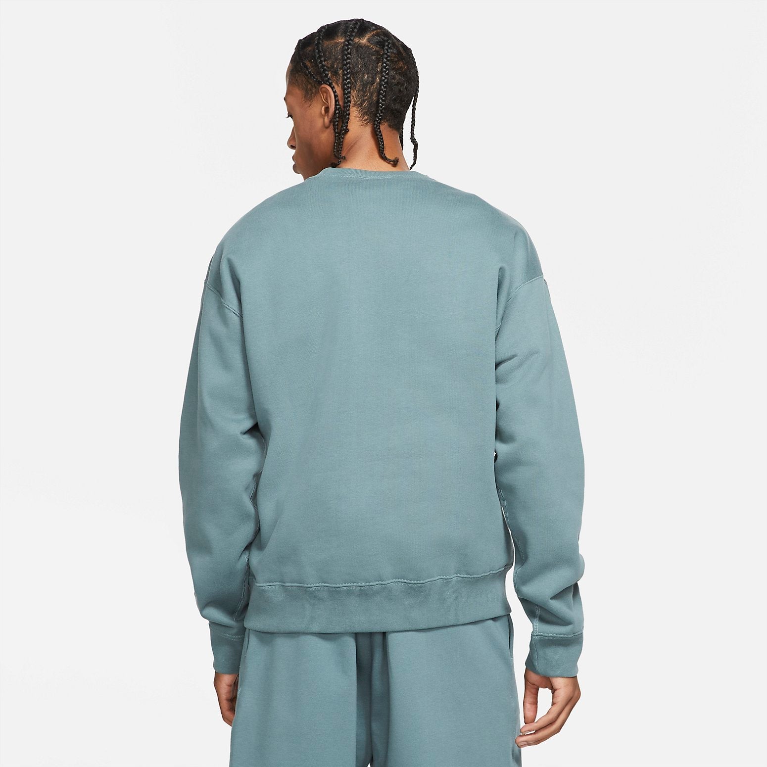 Nike Lab Solo Swoosh Fleece Crew Sweatshirt 'Teal' CV0554-387