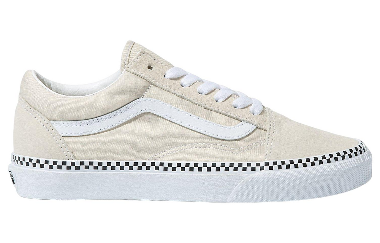 Vans Old Skool Checkerboard Foxing Turtl 'White' VN0A7Q2JDJR