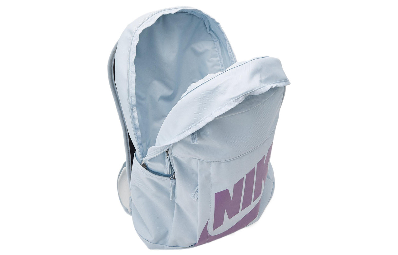 Nike Classic logo Athleisure Casual Sports Outdoor Large Capacity schoolbag backpack Unisex baby Blue Babyblue DD0559-474