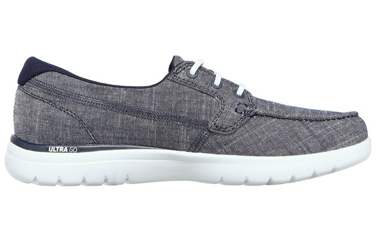 (WMNS) Skechers On The Go Flex - Ashore Sneakers Blue 136453-NVY