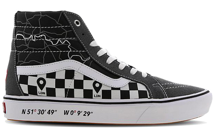 Vans Comfycush SK8-Hi London Plaid Black/White VN0A3WMCSWZ