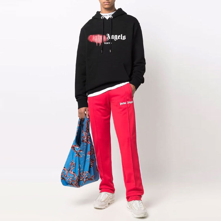 Palm Angels Classic Track Pants 'Red White' PMCJ001C99FAB0012501