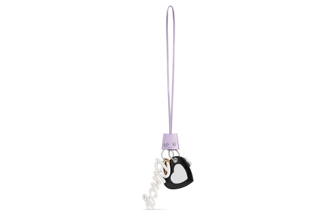 (WMNS) Balenciaga Le City Charm Heart 'Light Purple Black' 7956502AA9C5360