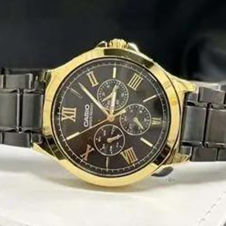 Casio Dress Classic Analog Watch 'Gold Black' MTP-V300GB-1A