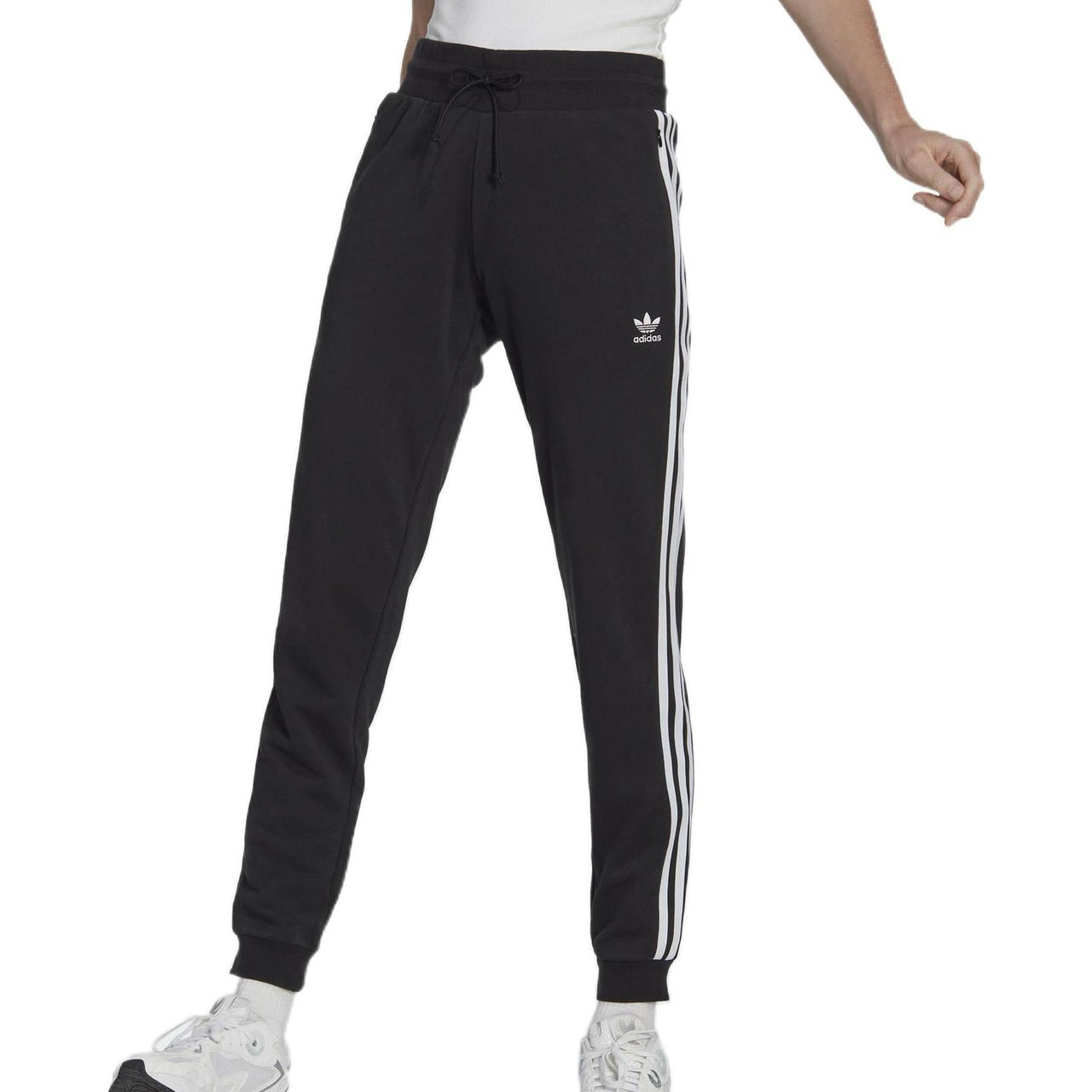 (WMNS) adidas Adicolor Classics Slim Cuffed Pants Asia Sizing 'Black' IB7455