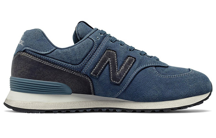 New Balance 574 Shoes Blue/Black ML574WED