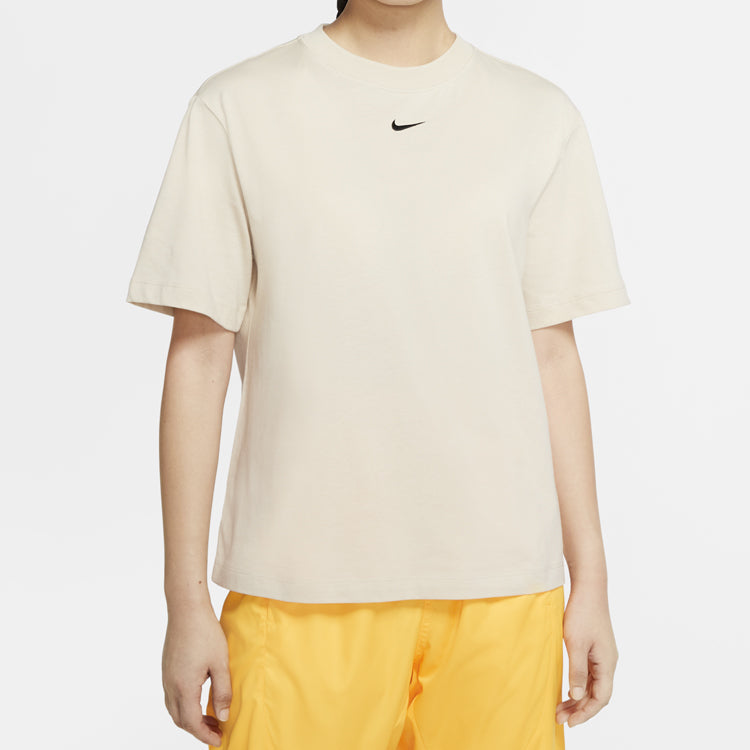 (WMNS) Nike ESSENTIAL Round-neck 'Beige' CT2588-140