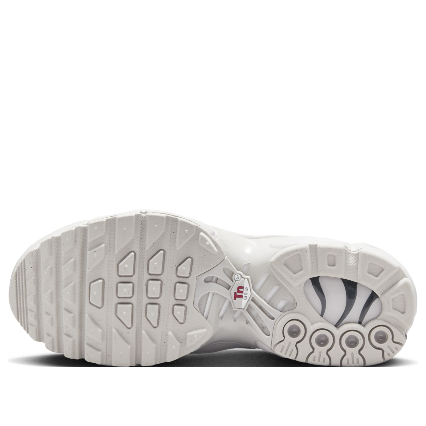 (GS) Nike Air Max Plus 'Light Iron Ore Gym Red Smoke Grey Metallic Silver' FZ0977-001