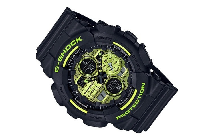 CASIO G-Shock Analog-Digital 'Black Green' GA-140DC-1A