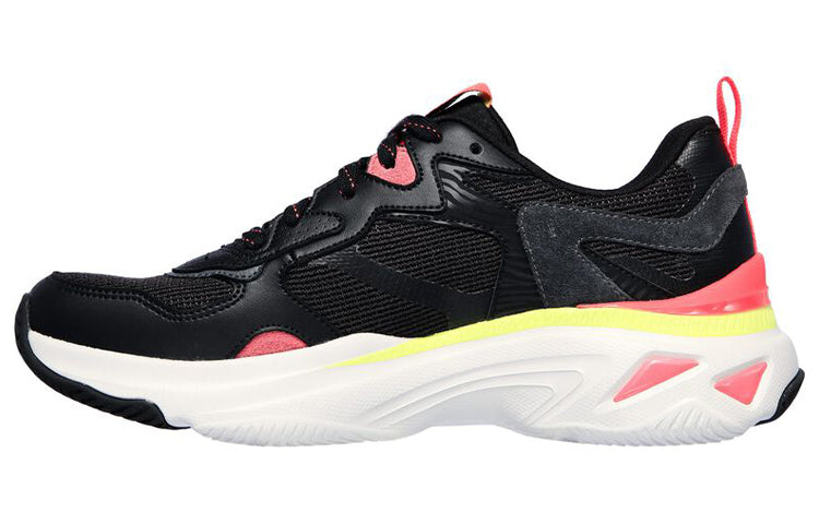 (WMNS) Skechers Energy Racer Low-Top Running Shoes Black/Red 149370-BKCL