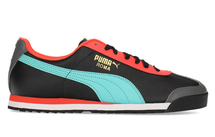 PUMA Roma Basic+ Low Top Running Shoes Black/Orange 369571-04