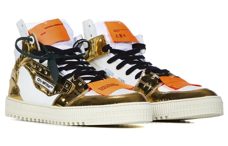 Off-White 3.0 Off-Court High 'White Gold' OMIA065F22LEA0050176
