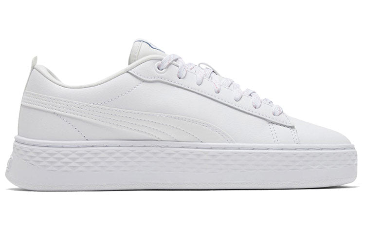 (WMNS) PUMA Smash Platform Q4 Polka 'White' 369833-01
