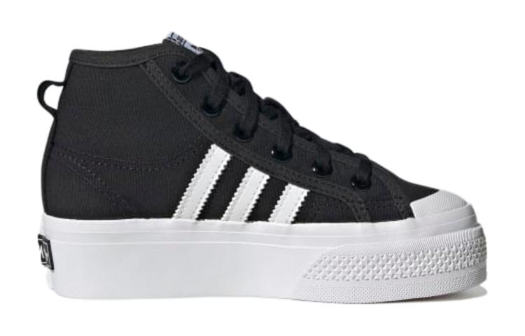 (GS) adidas Nizza Platform Mid 'Black' GY9955