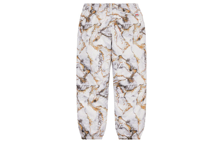 Supreme Marble Track Pants 'White Gold Black' SUP-FW20-077