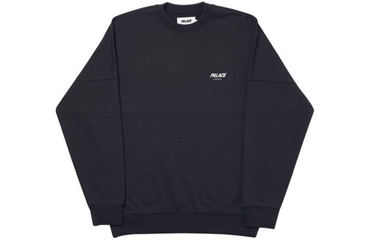PALACE Londons Crew SS20 Printing Round Neck Pullover Unisex Black P18ES154