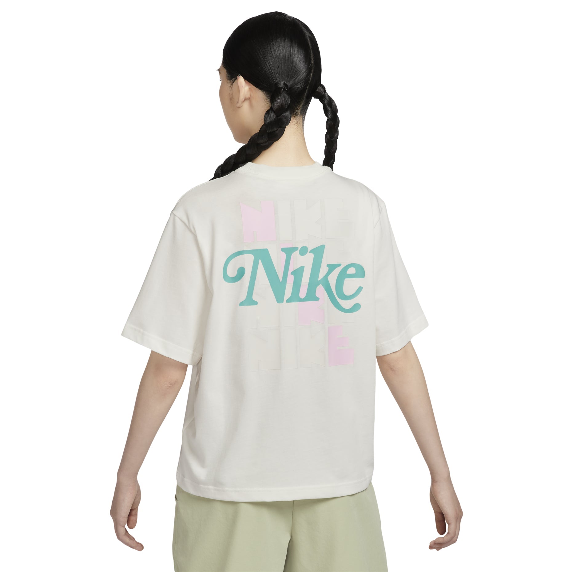 (WMNS) Nike Sportswear Boxy T-Shirt Asia Sizing 'Sail' HM4581-133