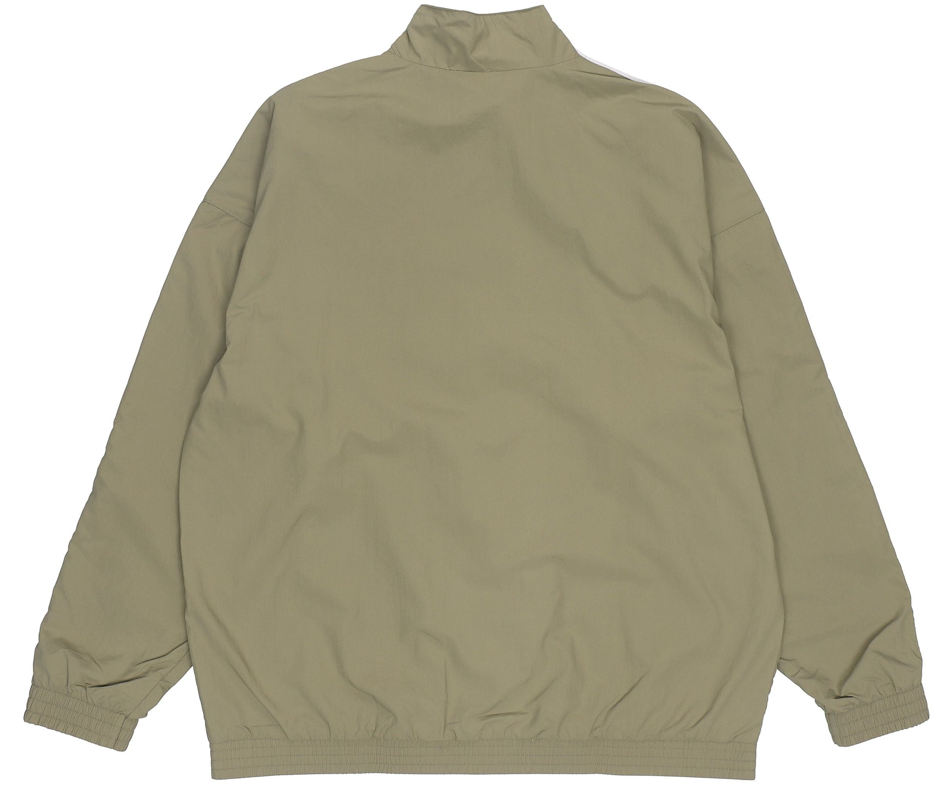 Men's adidas originals Logo Small Logo Zipper Stand Collar Stripe Sports Jacket Brown H41390