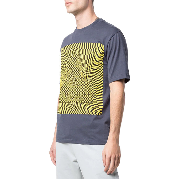 Men's PALACE 3D Pattern Printing Short Sleeve Gray P17TS114T