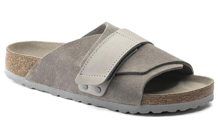 Birkenstock Kyoto Nubuck/Suede Leather Narrow Fit 'Stone Coin' 1020737