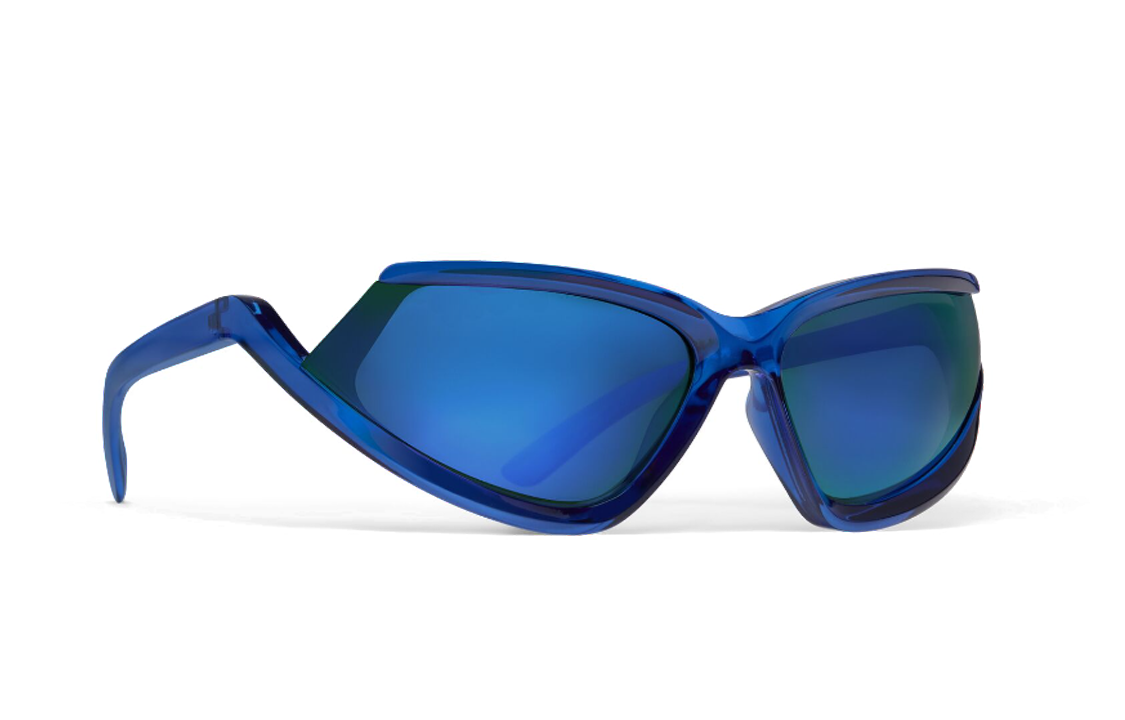 Balenciaga Side Xpander Cat Sunglasses 'Blue' 751418T00074015