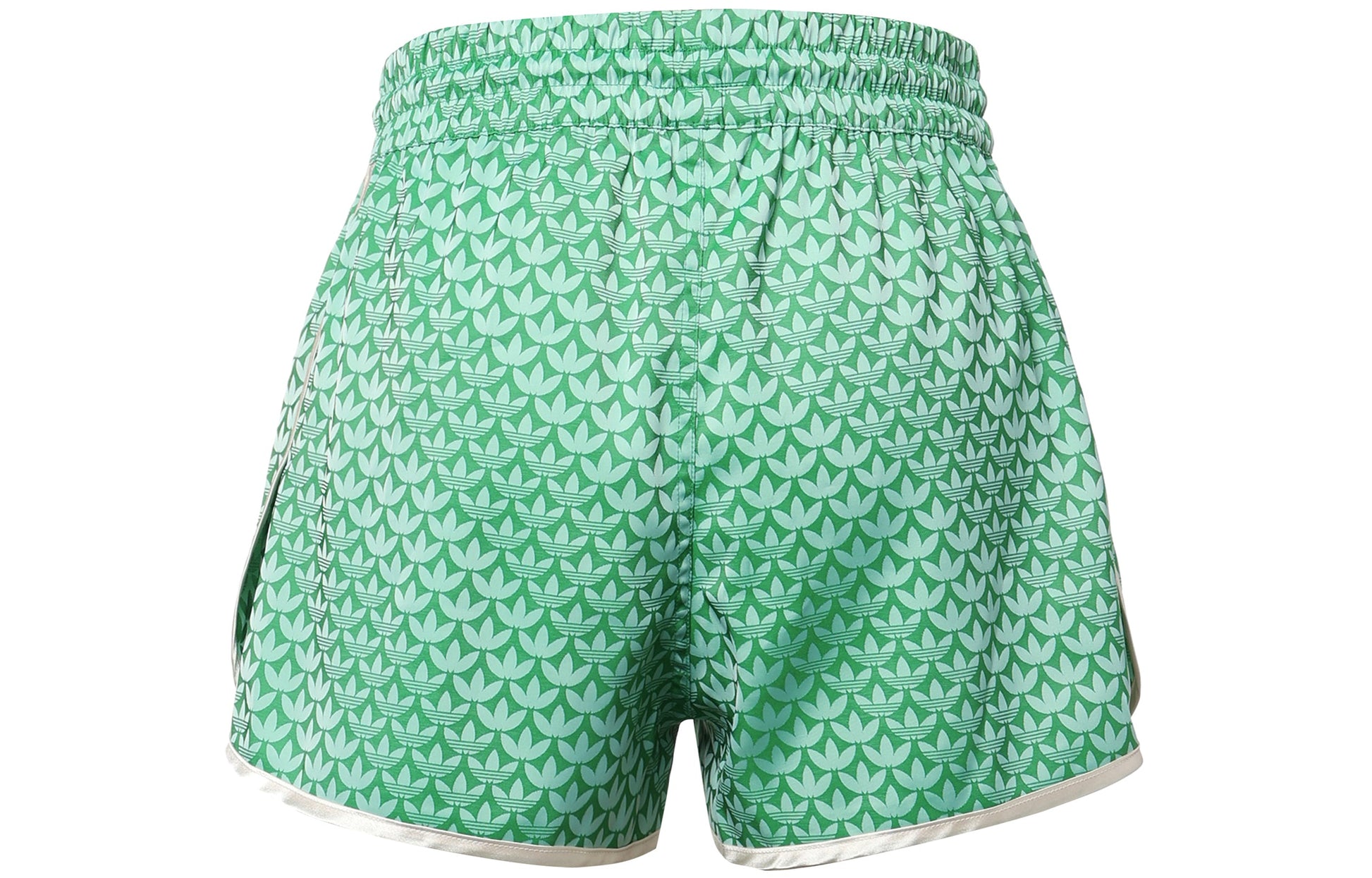 (WMNS) adidas Adicolor High Waist Monogram Short 'Green' IK7888