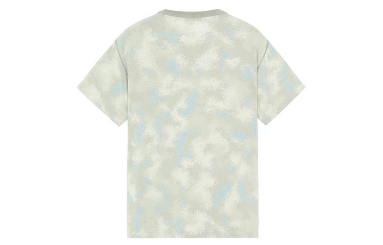 Men's STONE ISLAND Camouflage Printing Short Sleeve Gray Green 7215233E8-V0092