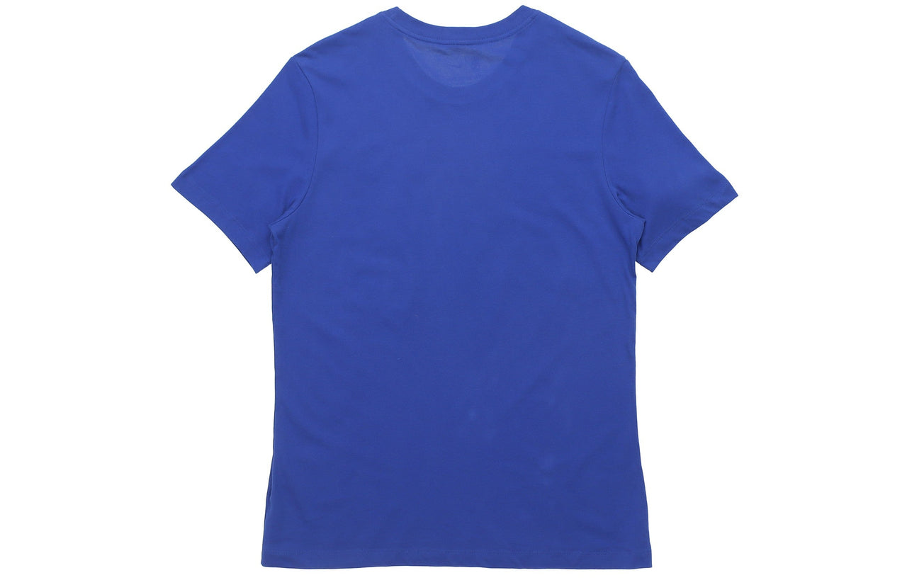 Nike Dri-FIT Sports Cozy Basketball Short Sleeve Blue AT1153-496